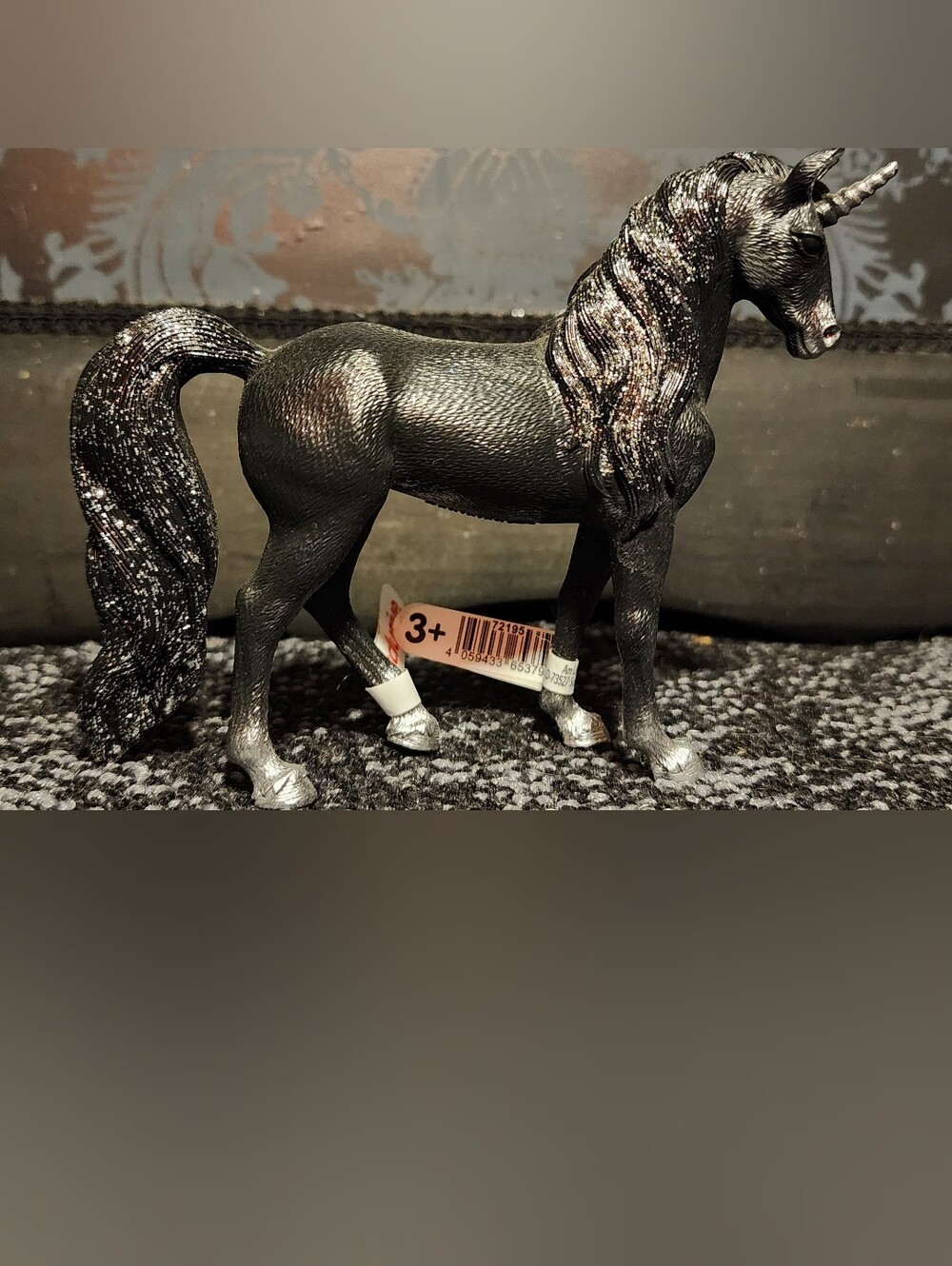 Schleich Black Silver Unicorn 2022 Limited Edition Rare